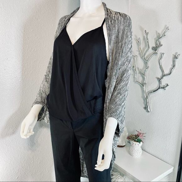 Forever 21 Heathered Open Front 3/4 Sleeve Cardigan - Picture 8 of 8